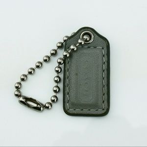 COACH X-Small Grey Hang Tag Replacement Fob Charm
